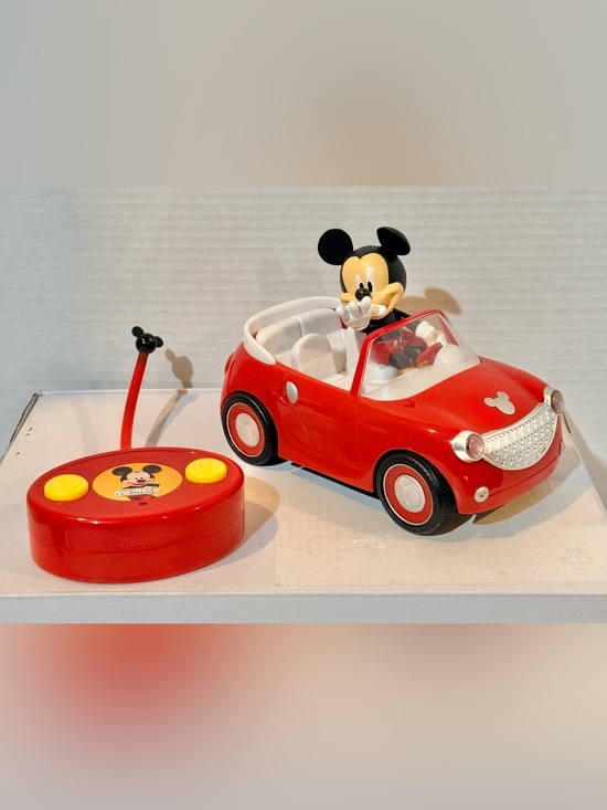 Disney Other - Jada Toys Disney Mickey Mouse RedRoadster RC Car ⭐️⭐️PRE-USED Good Condition⭐️⭐️